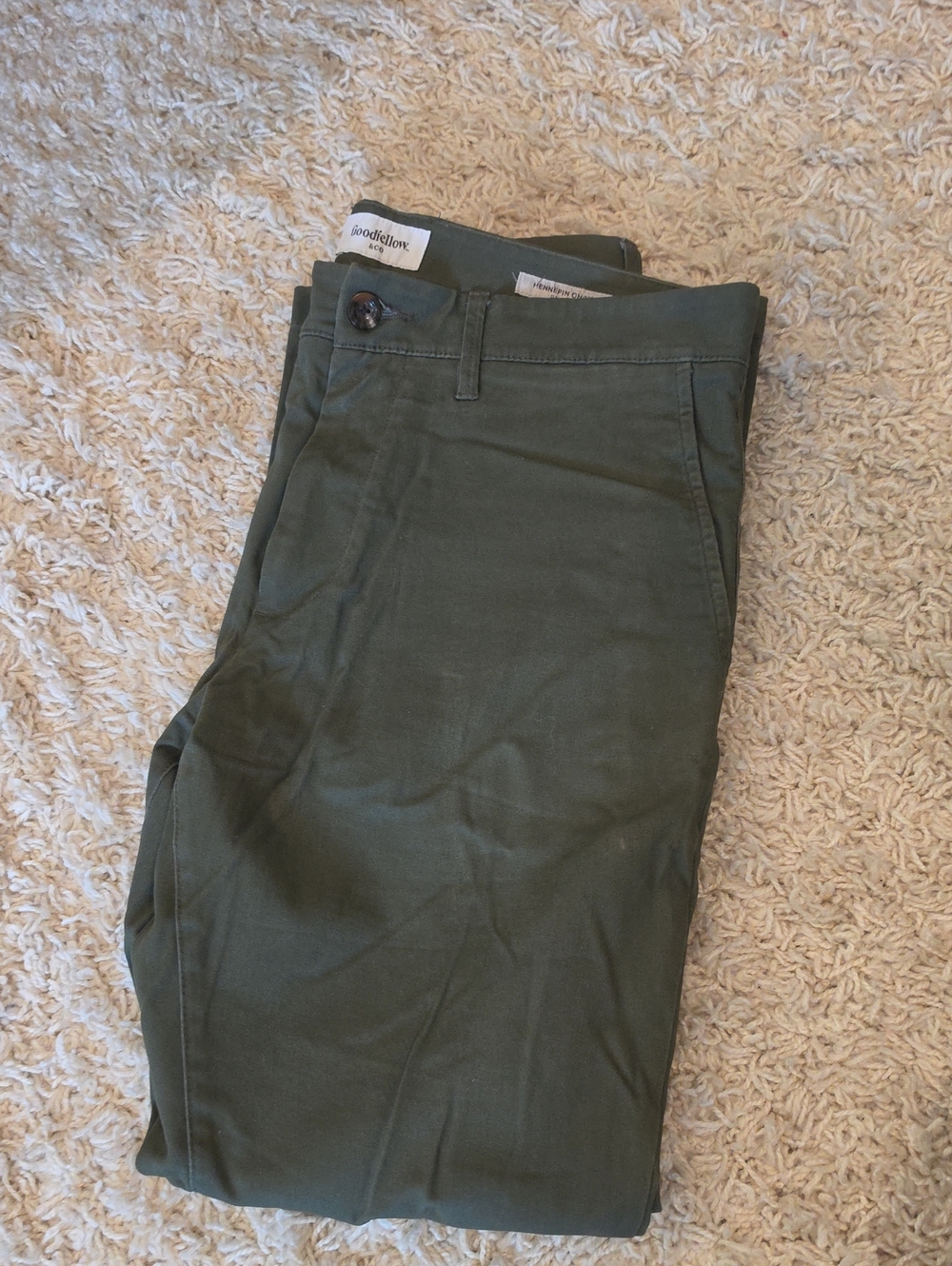 Goodfellow & Co Olive Green Chinos